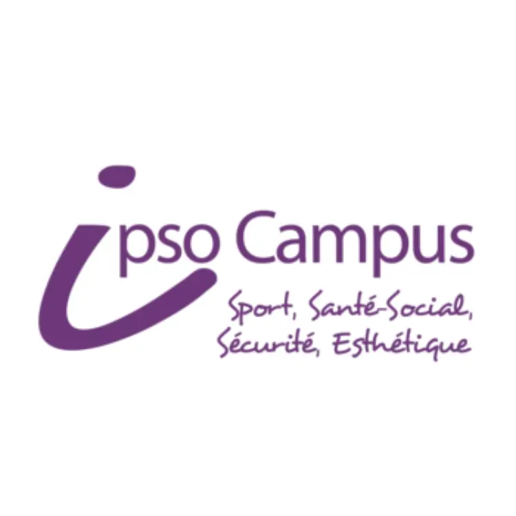 Logo d'Ipso Campus, école des métiers du sport, du social, de la sécurité et de l'esthétique